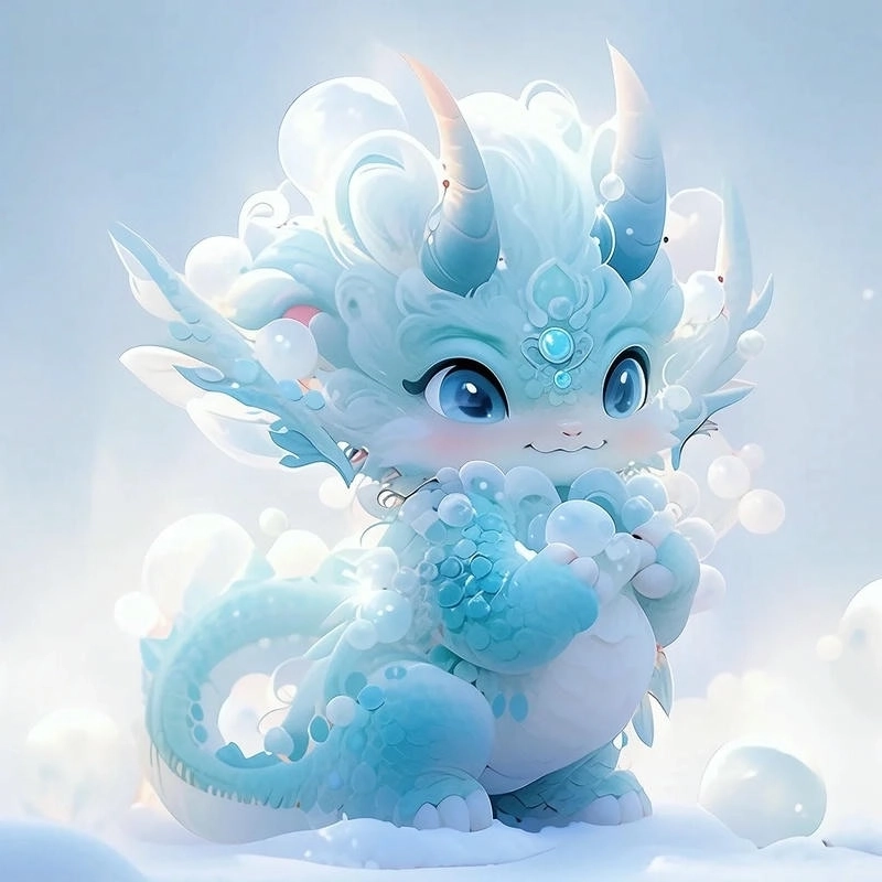 Rồng chibi dễ vẽ sáng tạo với nét bút đơn giản