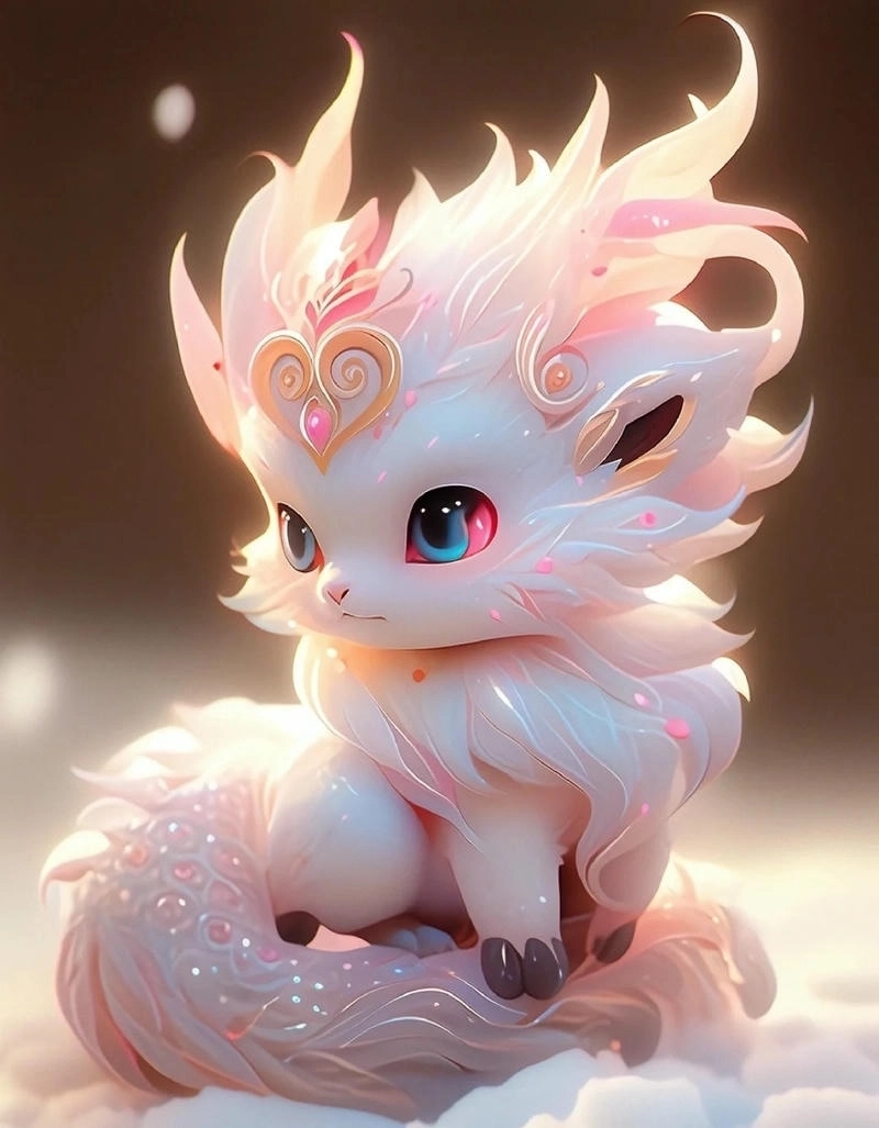 Rồng chibi dễ thương hình ảnh anime siêu cute