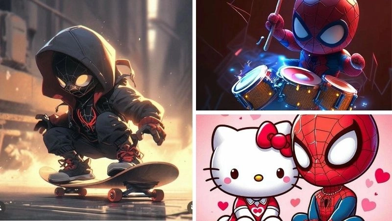 Ý nghĩa về Spider Man chibi cảm hứng