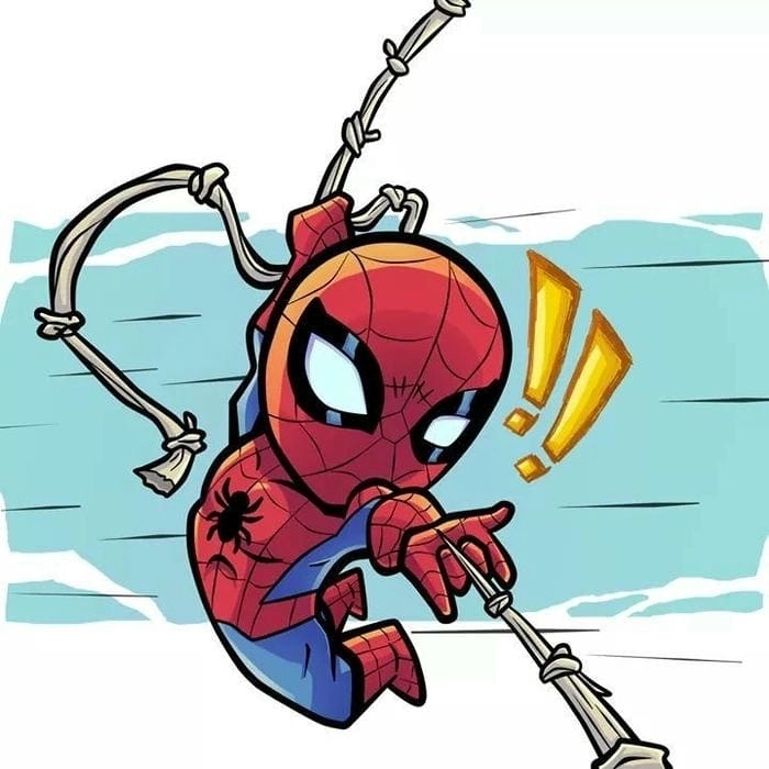 Cách vẽ Spider Man chibi hướng dẫn đơn giản dễ thương 
