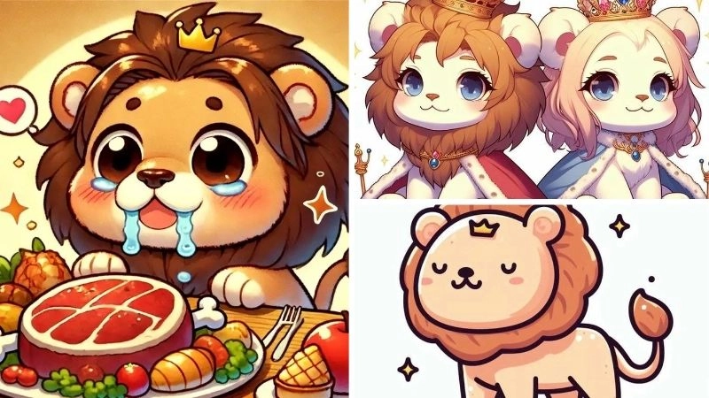Ý nghĩa về sư tử chibi sâu sắc