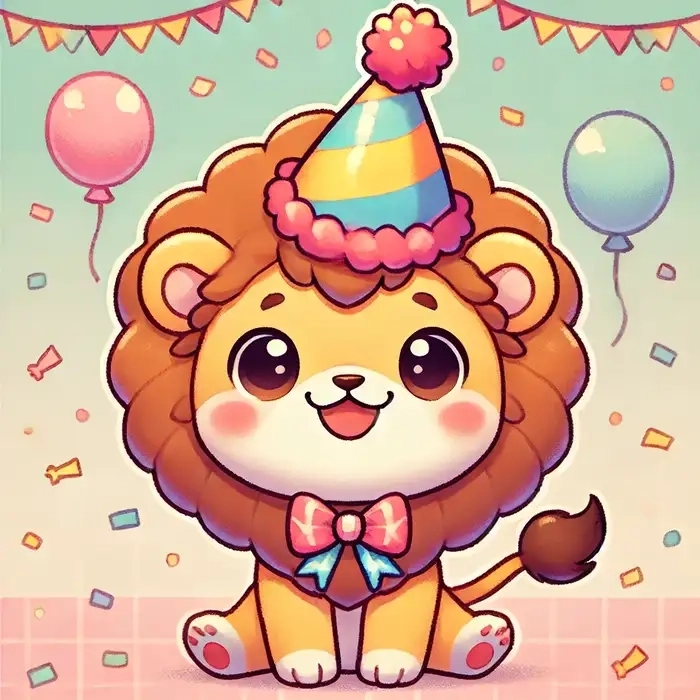 Vẽ con sư tử chibi hướng dẫn chi tiết dễ thương 