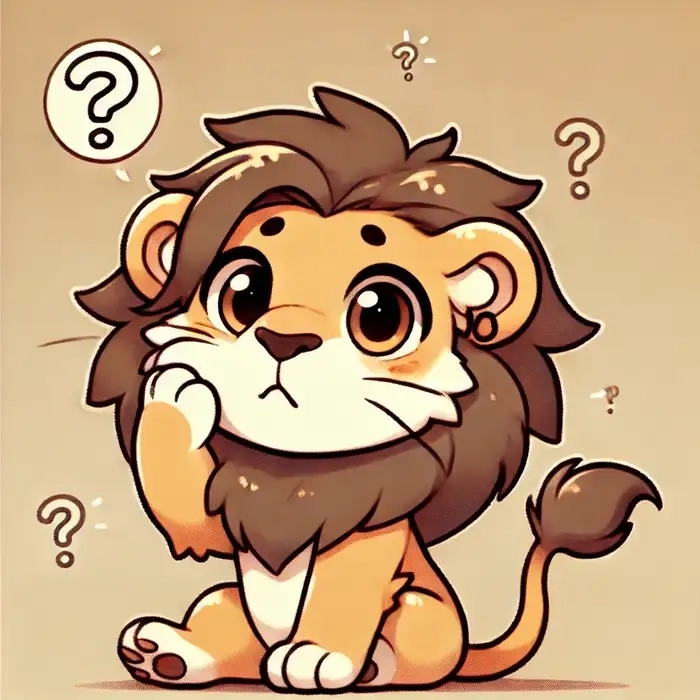 Hình ảnh cung Sư Tử chibi nét vẽ hoàng đạo đáng yêu 