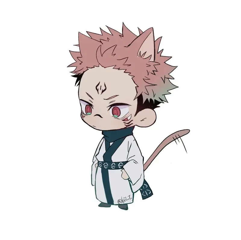 Chiêm ngưỡng Gojo Sukuna chibi cute phiên bản siêu đáng yêu