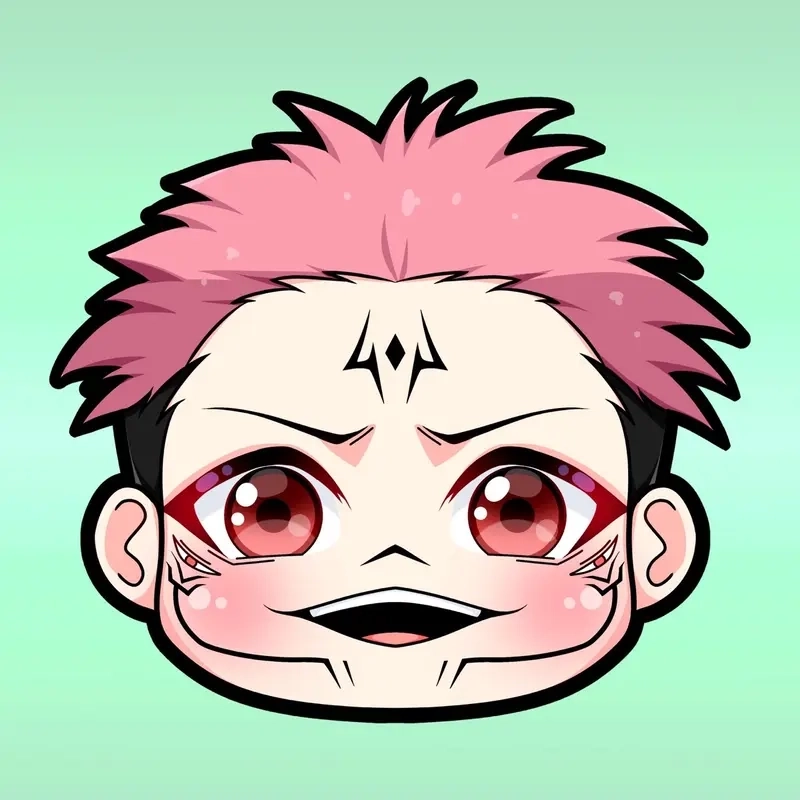 Tải về ngay Sukuna chibi png chất lượng cao không nền