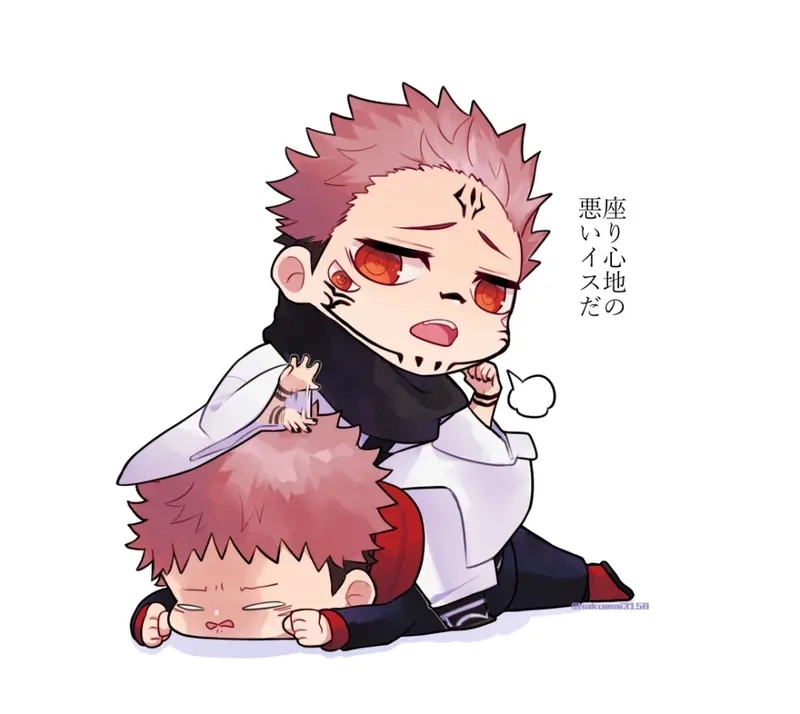 Say đắm trước loạt kawaii Sukuna chibi đẹp mê ly