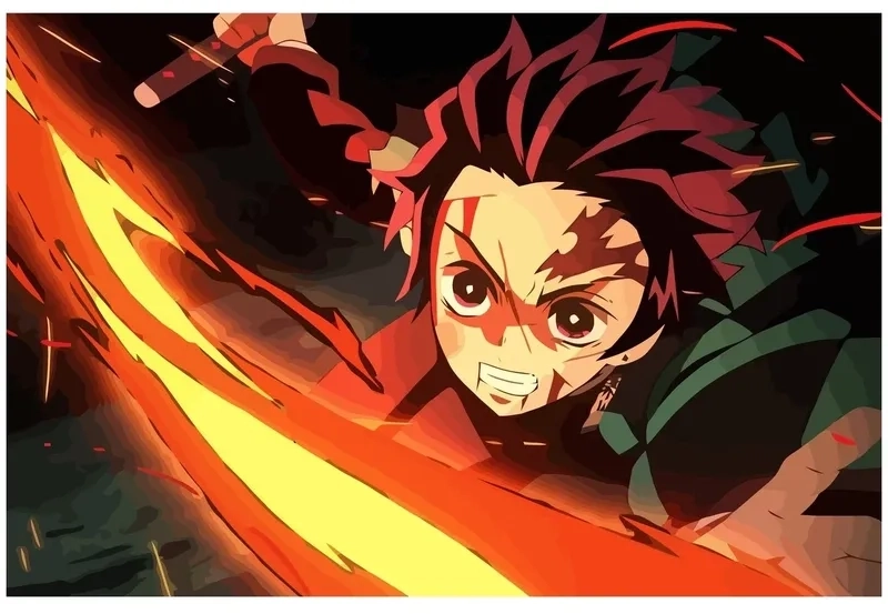 Tanjiro chibi drawing easy, vẽ nhanh, đẹp mắt cho người mới