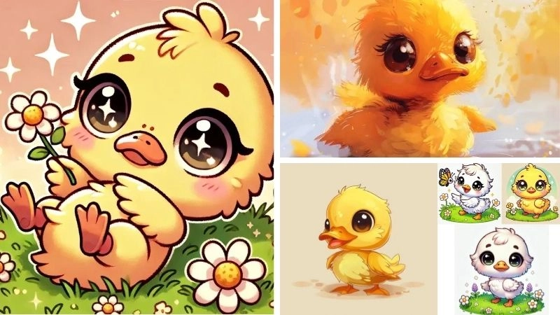 Ý nghĩa về vịt chibi đầy cảm hứng