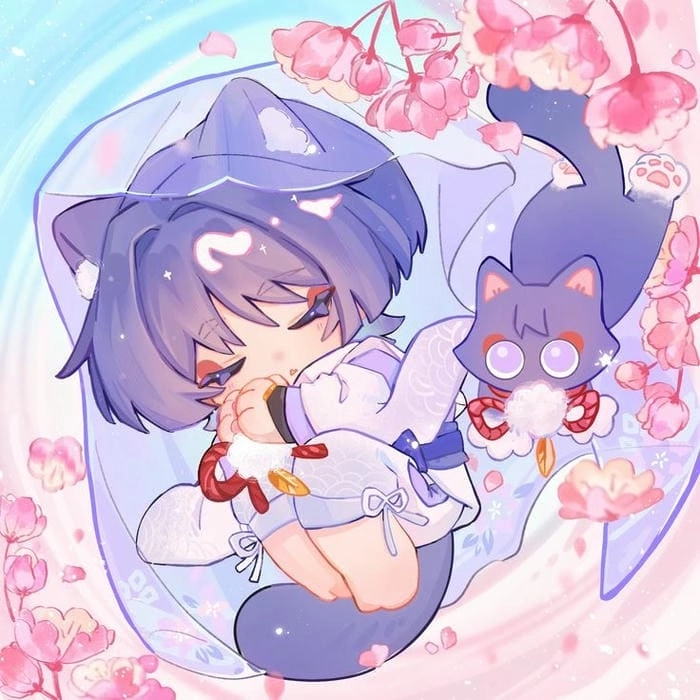 Tải nhanh Wanderer chibi png transparent nền trong suốt cực nét