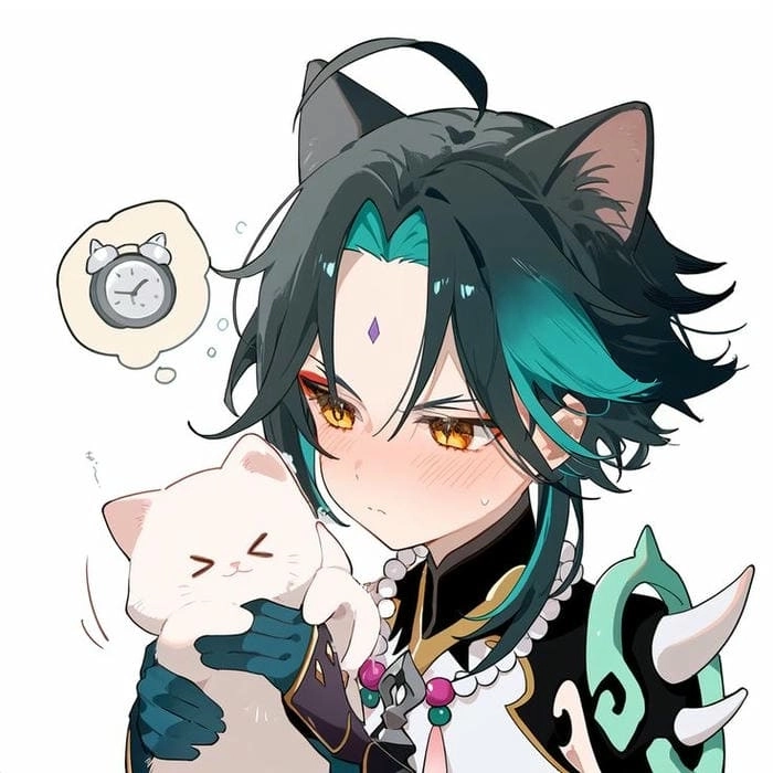 Xiao chibi sticker dán ngay cho phong cách cute