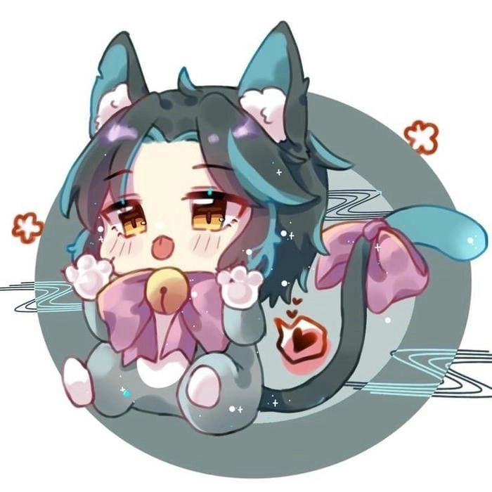 Xiao icon phong cách chibi làm đẹp hồ sơ