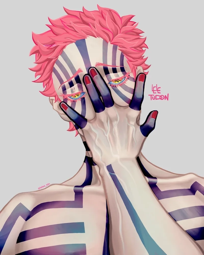 Kimetsu no Yaiba Akaza là đối thủ đáng gờm của Tanjiro