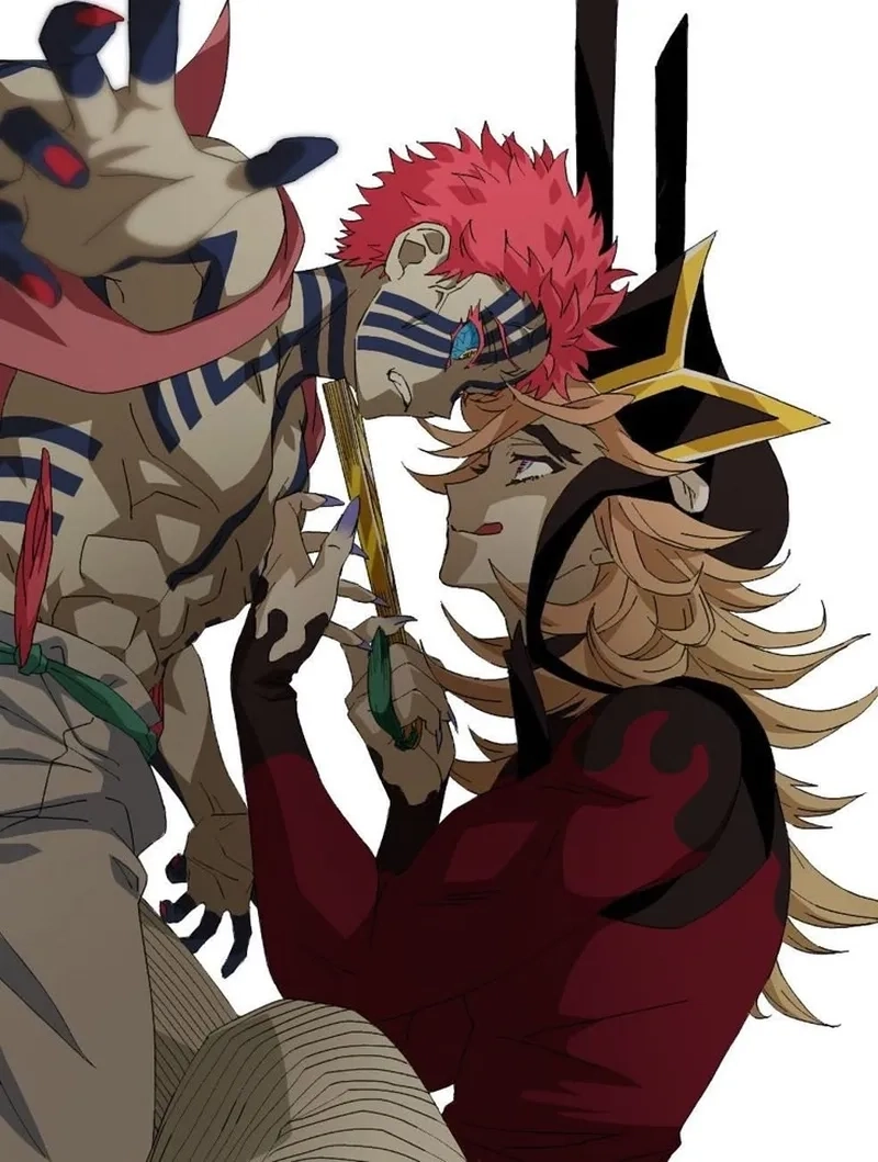 Douma Akaza là hai Thượng Huyền được chú ý nhất