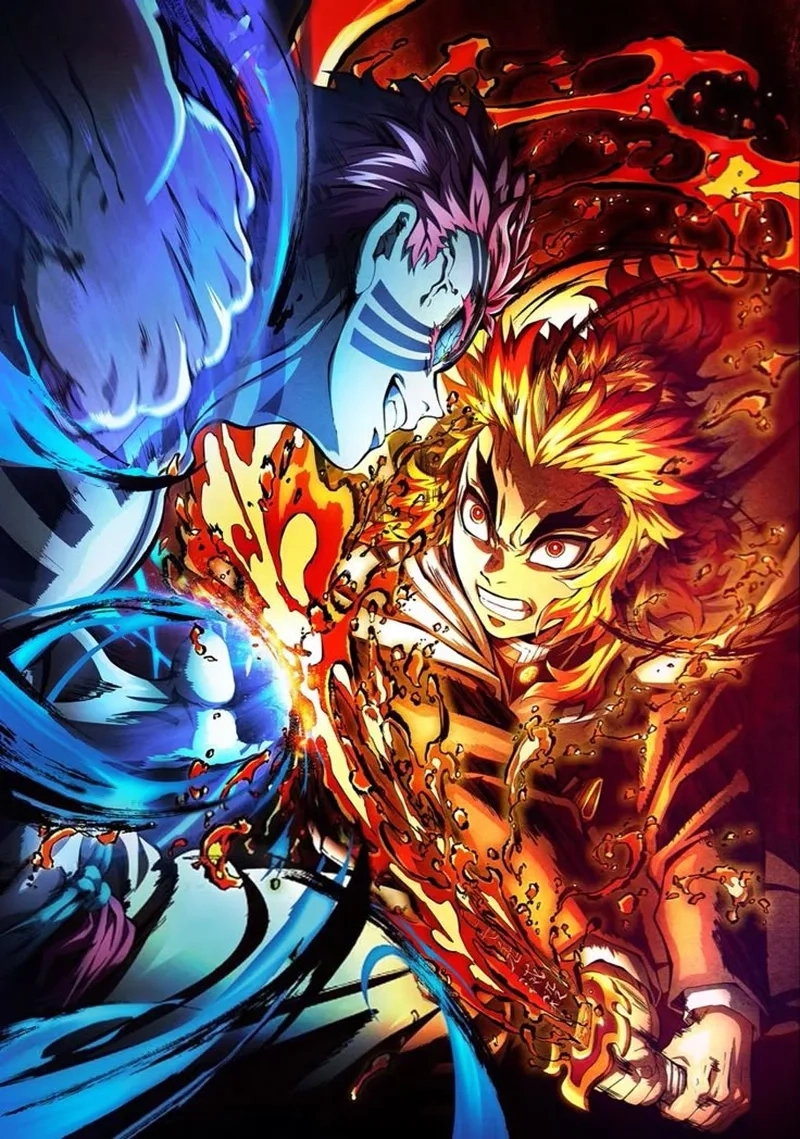 Rengoku x Akaza đầy cảm xúc với sự tôn trọng lẫn nhau