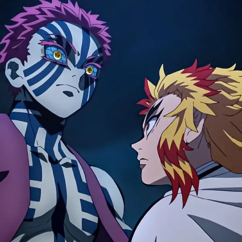 Akaza x Rengoku cặp đối thủ tạo nên trận chiến huyền thoại