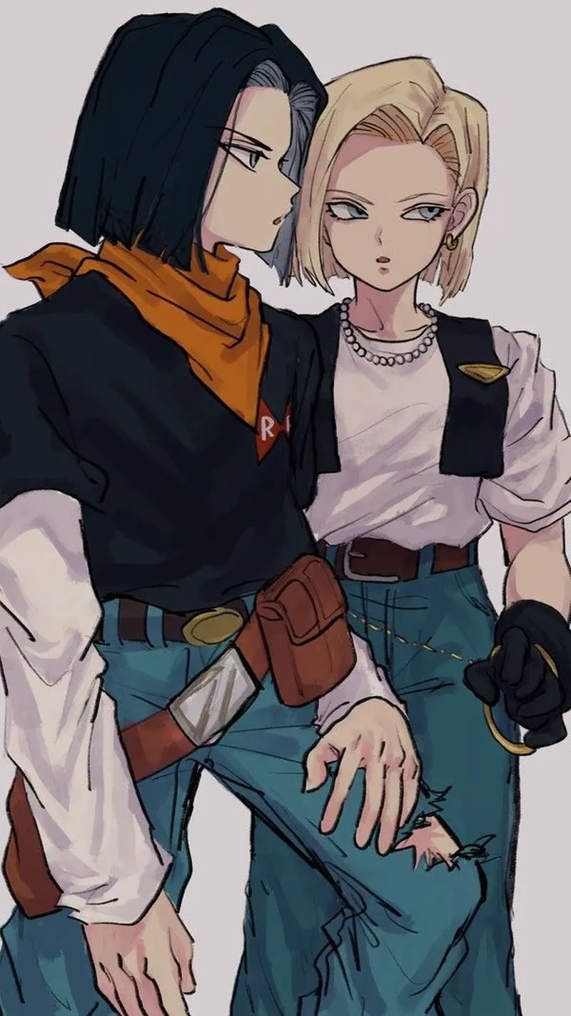 Cặp song hành Android 18 And 17 luôn khiến fan thán phục