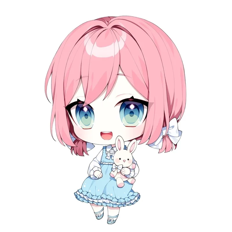 Nét đáng yêu không giới hạn trong anime chibi nữ đình đám