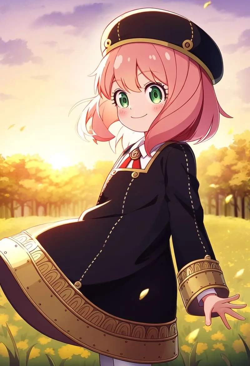 Anya dễ thương mang đến sự ngọt ngào và đáng yêu trong từng hình ảnh