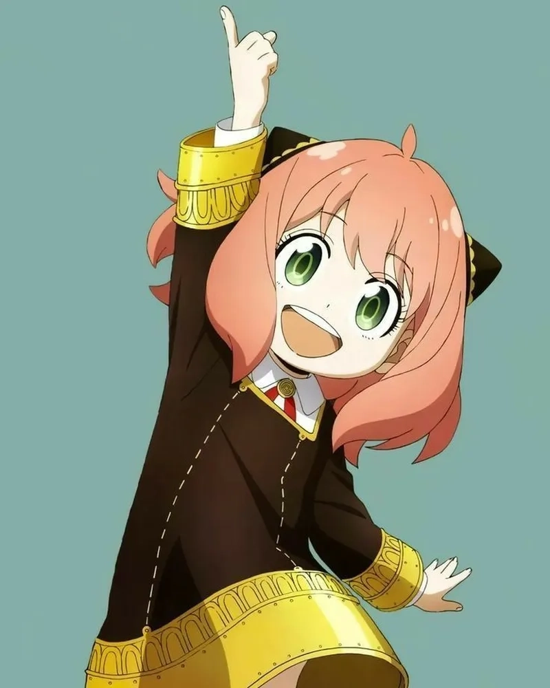 Avatar Anya dễ thương dùng làm hình đại diện mạng xã hội sinh động