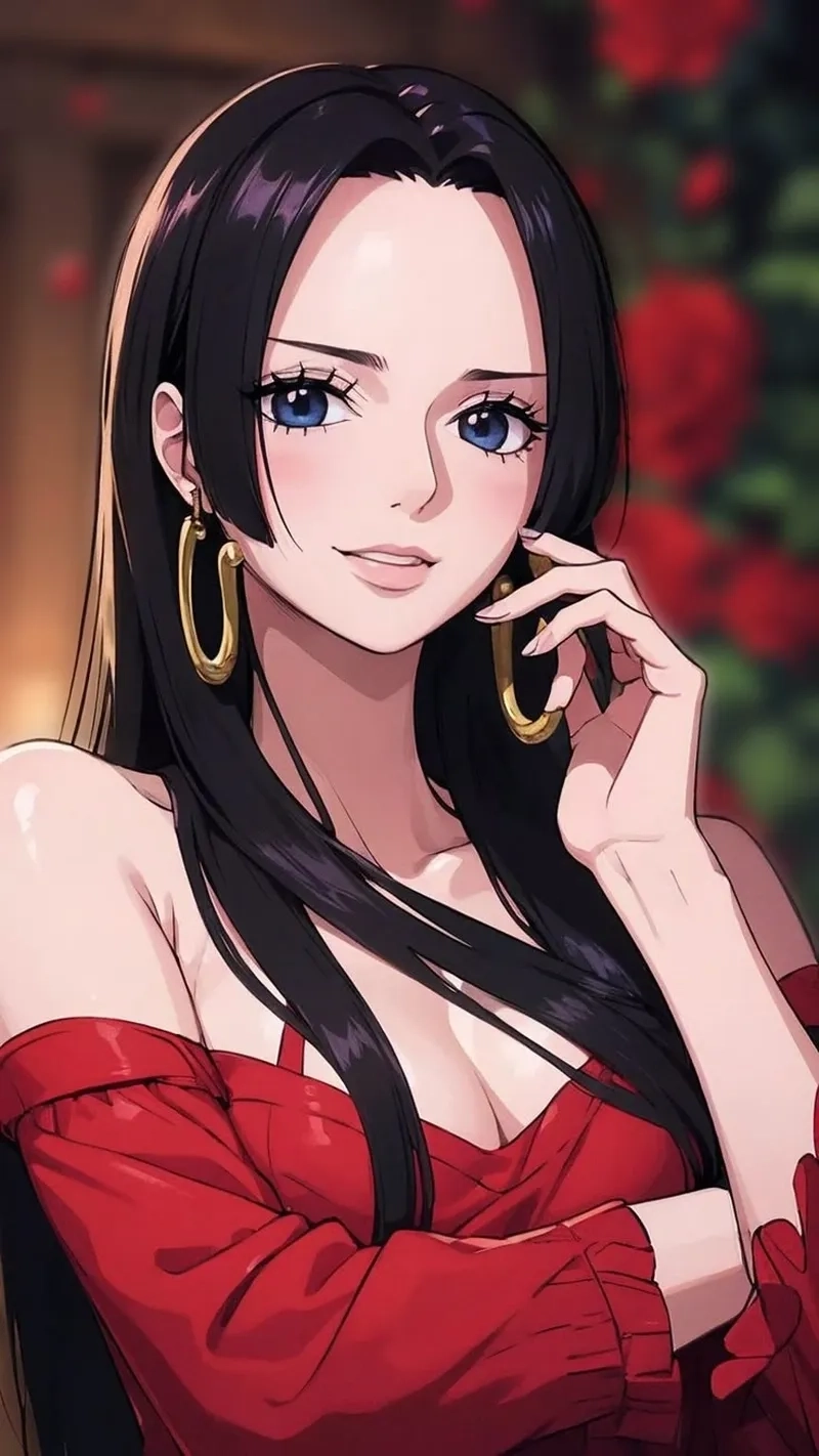 Khoảnh khắc dễ thương bất ngờ của Boa Hancock cute