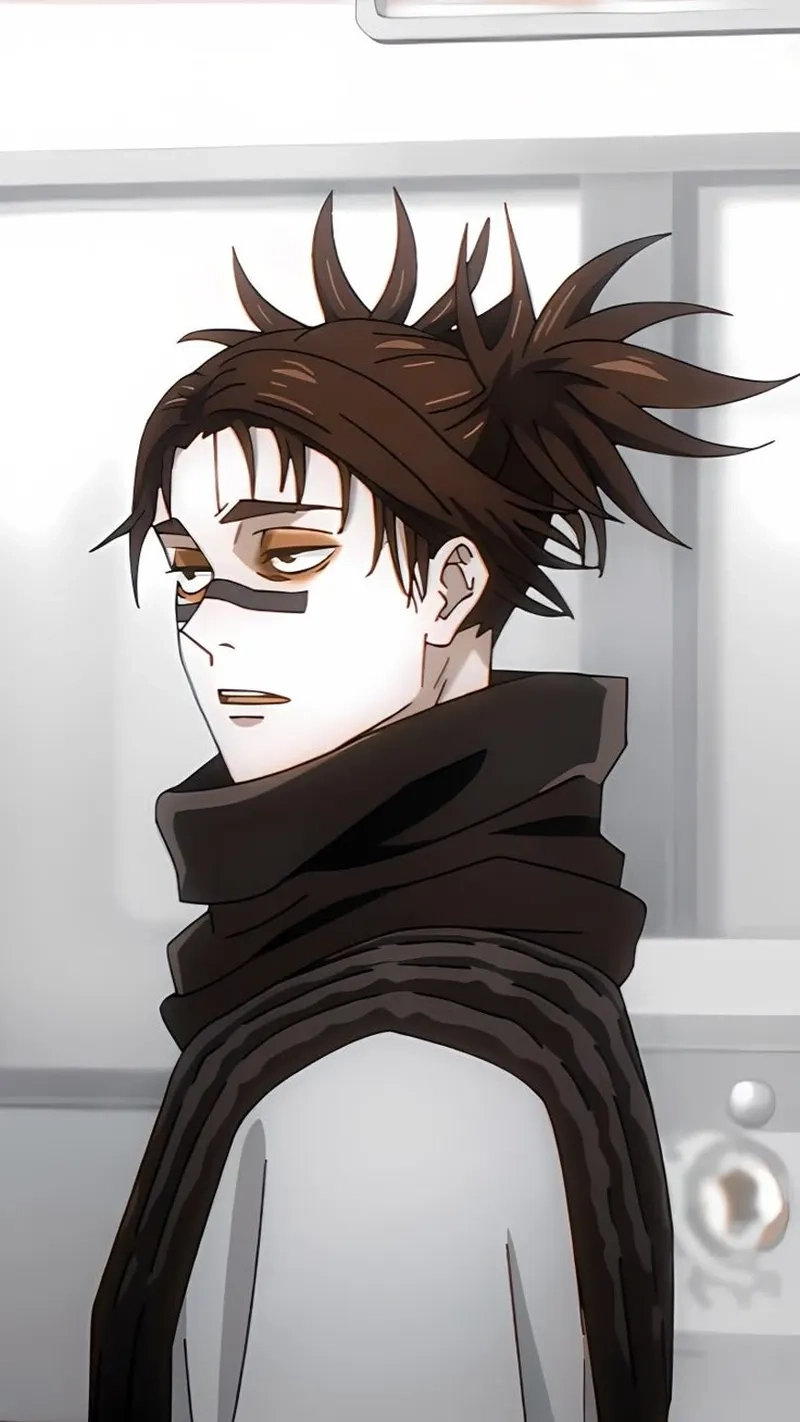 Choso hair đặc trưng với kiểu tóc buộc cao độc đáo