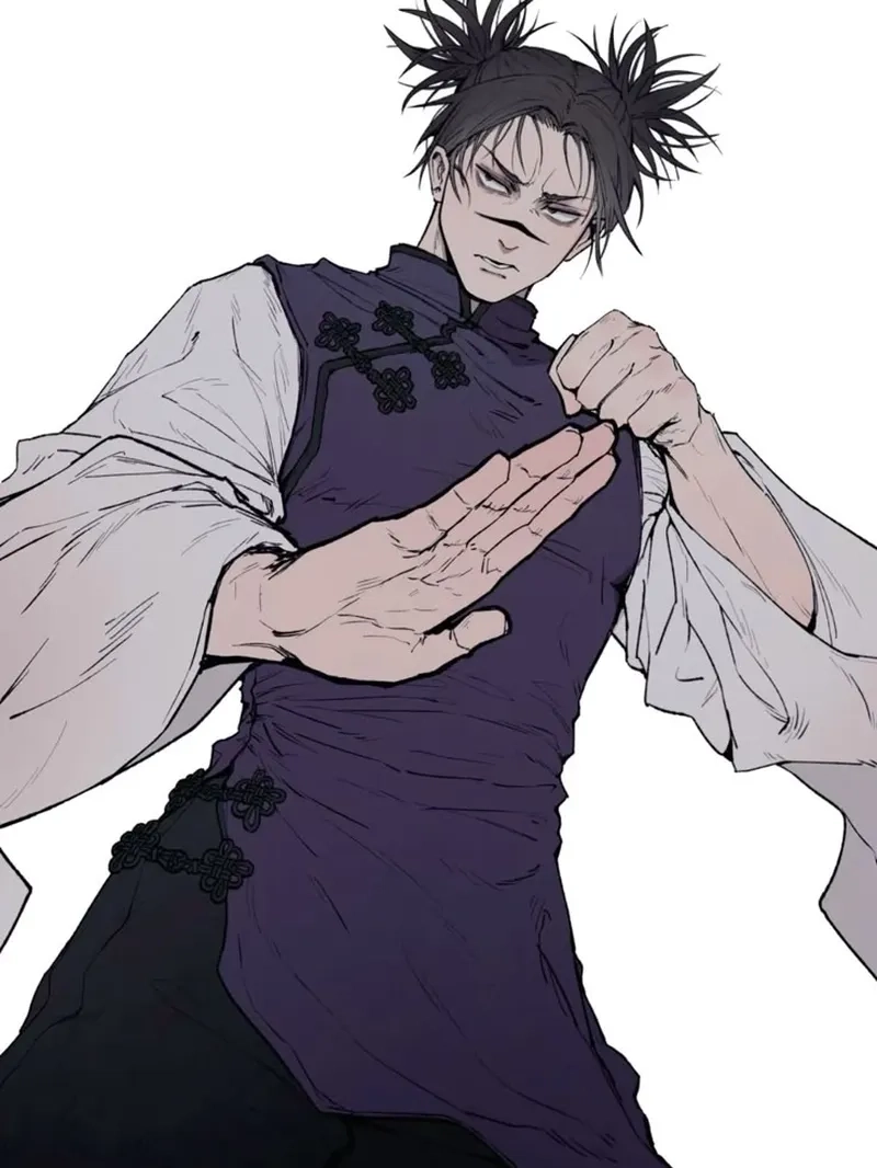 Choso manga panel cực chất với ánh nhìn sắc lạnh