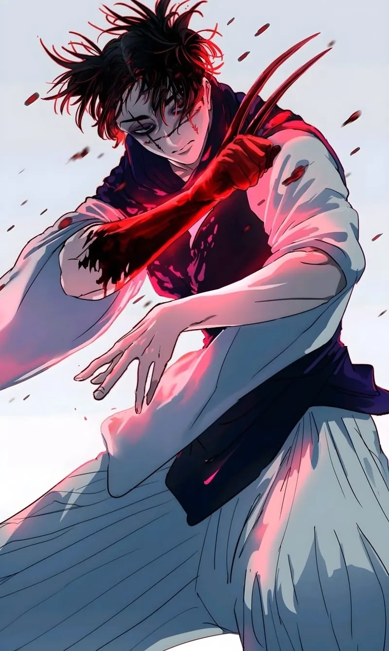 Anime vanguards choso tái hiện phong cách chiến đấu mạnh mẽ