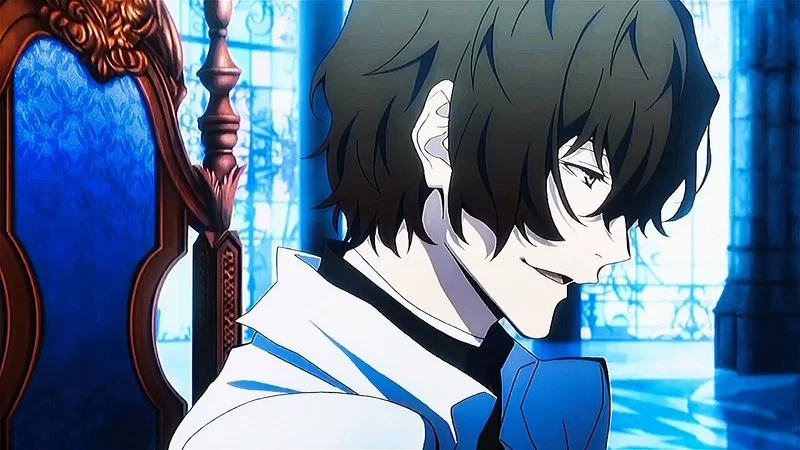 Dazai 4K wallpaper hình nền siêu nét thể hiện thần thái nhân vật