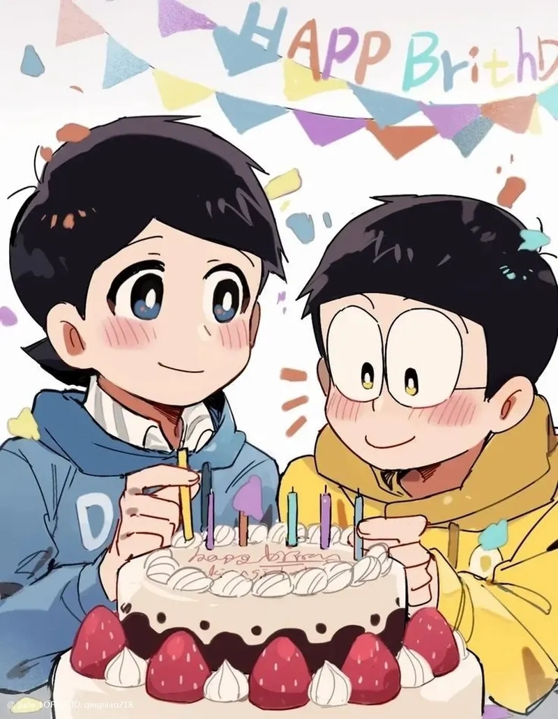 Nobita x Dekisugi mang đến loạt ảnh và truyện thú vị từ cộng đồng fan