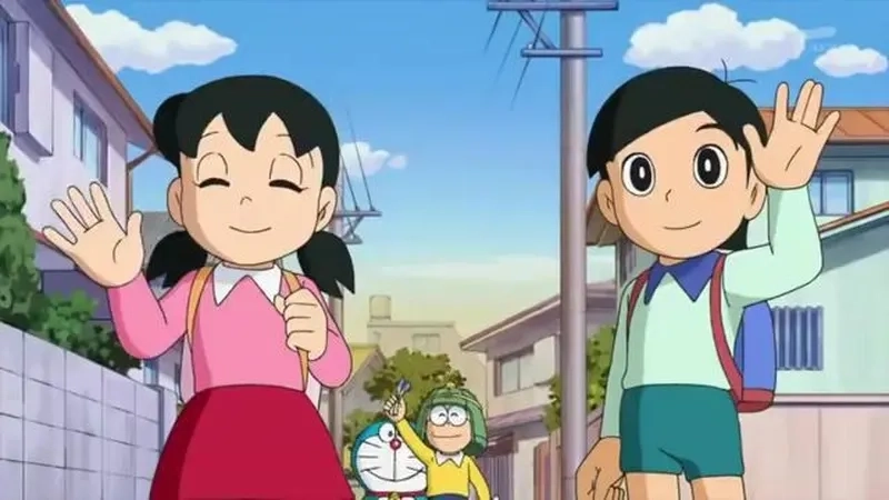 Dekisugi và Shizuka luôn cùng nhau học tập và trao đổi kiến thức