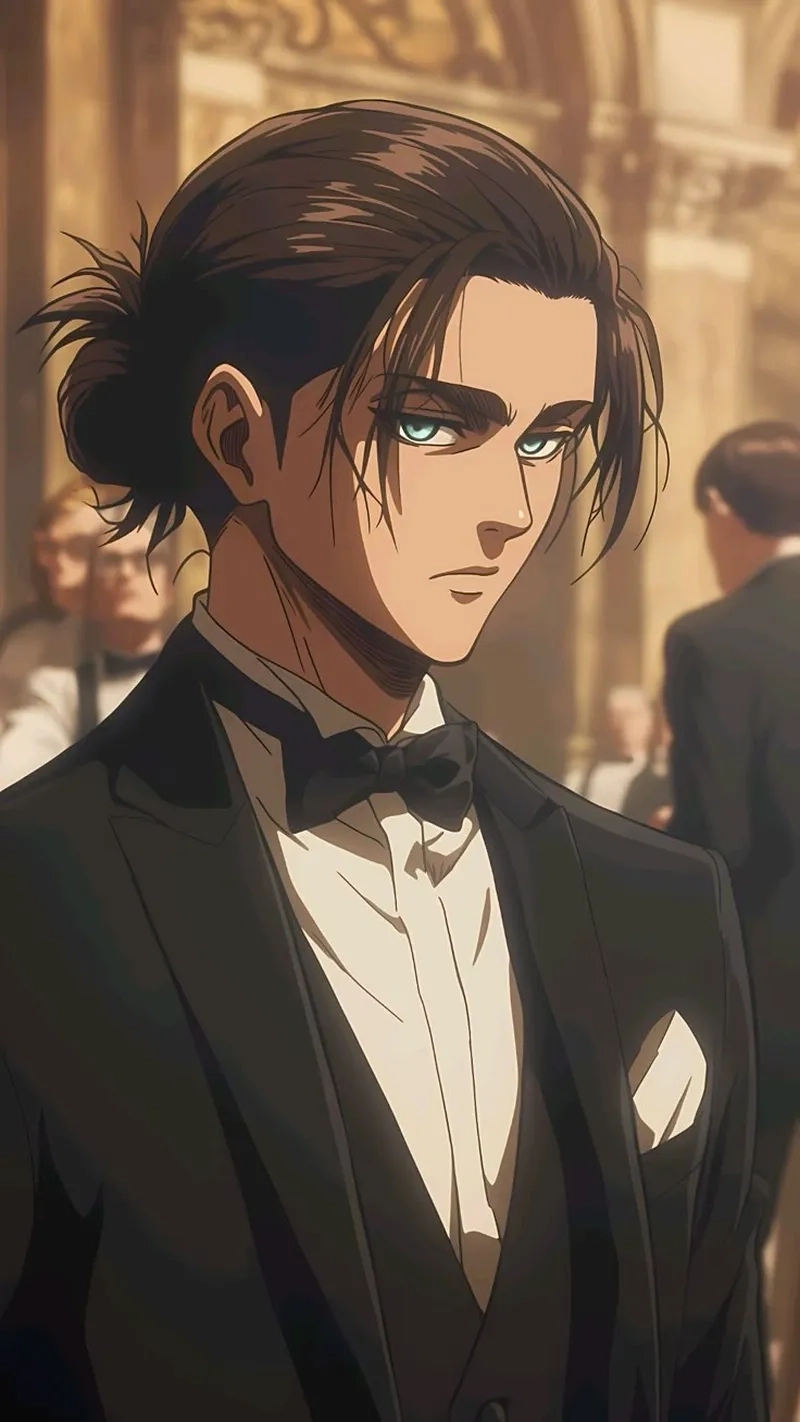 Eren yeager hair dài và rối thể hiện sự thay đổi nội tâm sâu sắc