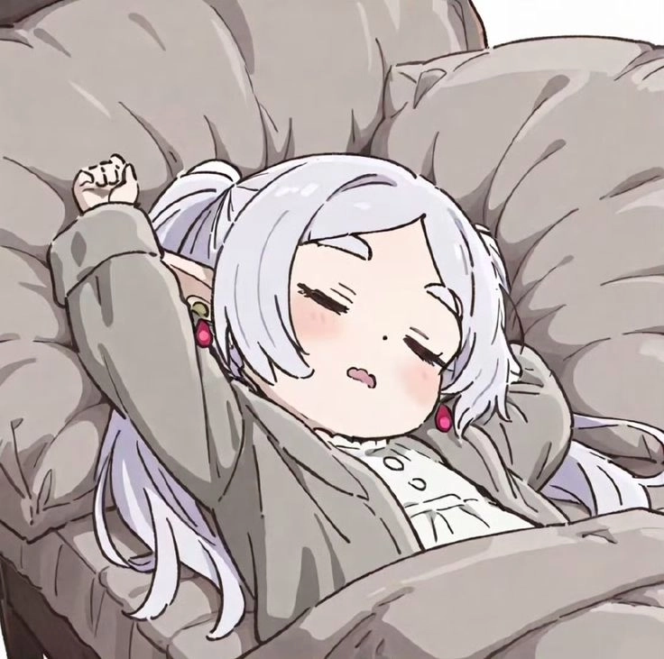 Frieren chibi meme hài hước và được chia sẻ nhiều trên mạng