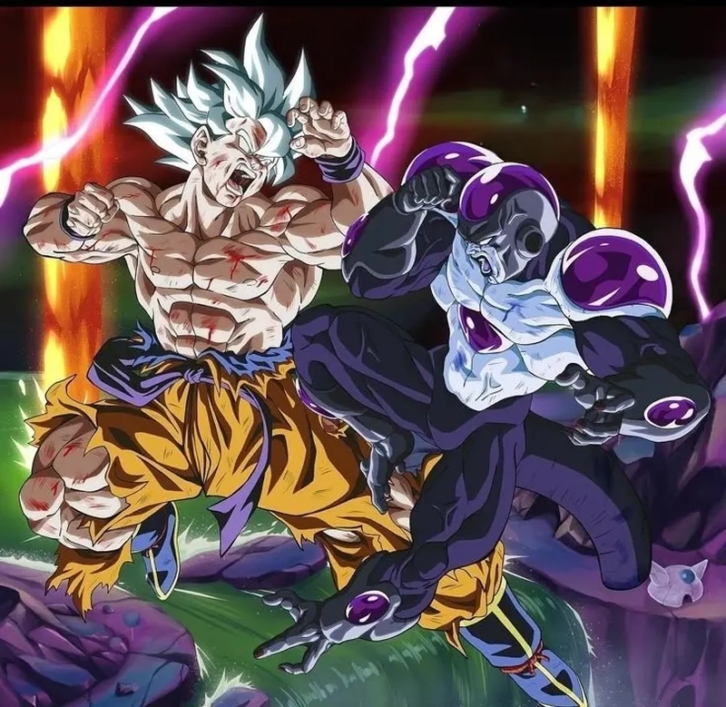 Cuộc đối đầu kinh điển SSJ Goku Vs Frieza trong truyền thuyết