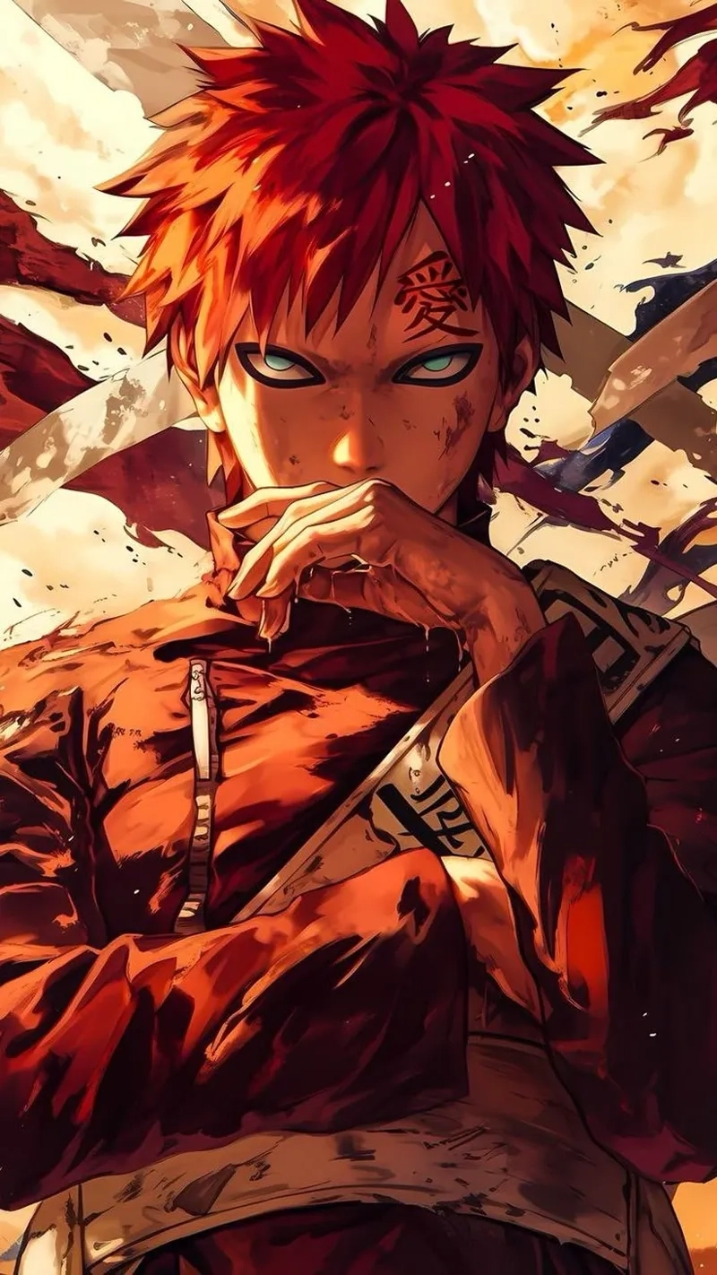 Gaara biểu tượng sức mạnh và sự trưởng thành đầy ấn tượng trong Naruto