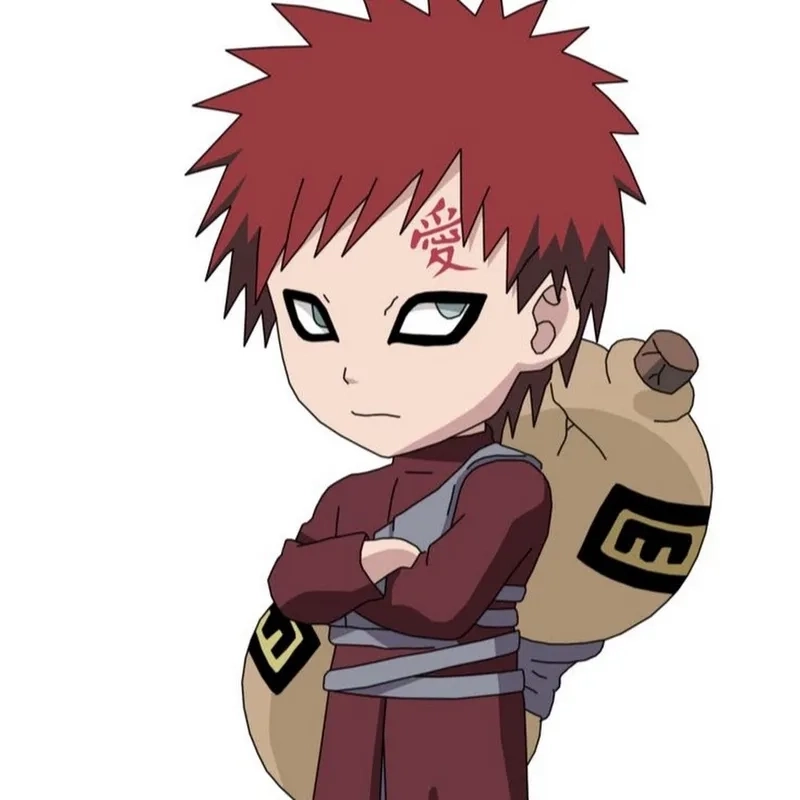 Gaara anime được yêu thích nhờ tính cách độc đáo và ngoại hình đặc trưng