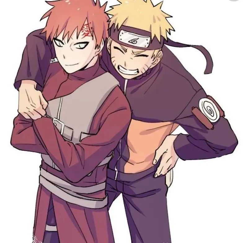 Gaara × Naruto thể hiện sự gắn kết và đối đầu trong câu chuyện