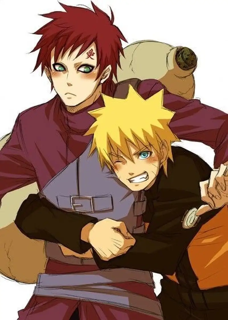 Naruto Gaara là cặp đôi nhân vật nổi bật được fan rất yêu thích