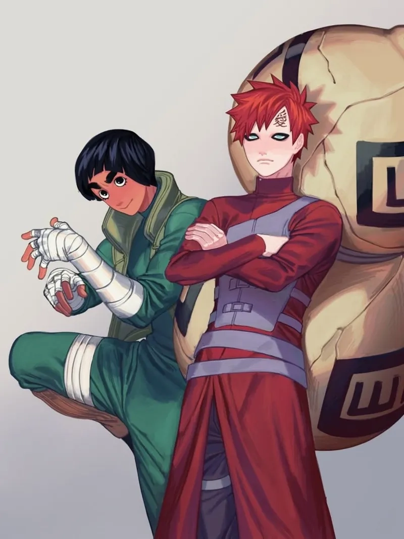 Gaara vs Rock Lee trận đấu thể hiện kỹ năng và ý chí kiên cường