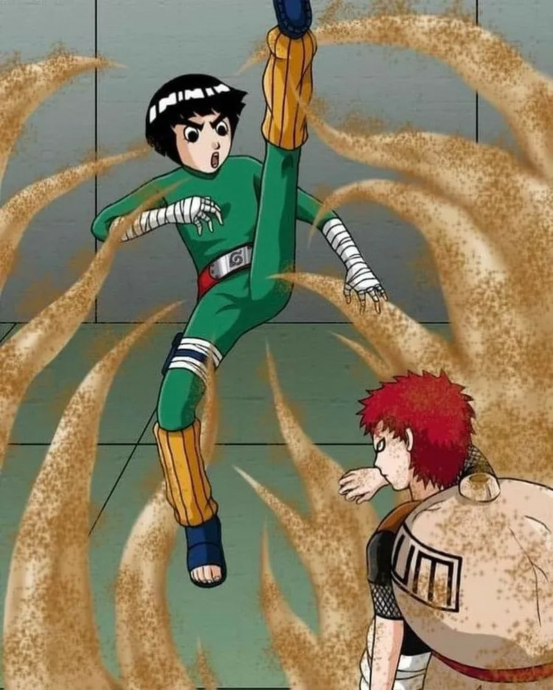 Rock Lee Gaara được yêu thích qua các trận đấu và mối quan hệ trong truyện