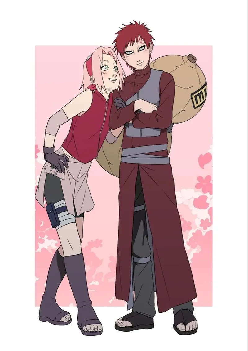 Gaara x Sakura sự kết hợp được fan anime quan tâm và bàn luận