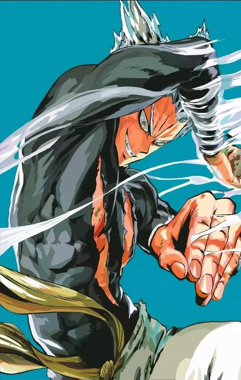 Tạo hình đậm chất phản diện của Garou anime