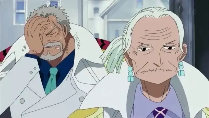 Trận Luffy Vs Garp ở Marineford là minh chứng tình thân lẫn chiến đấu