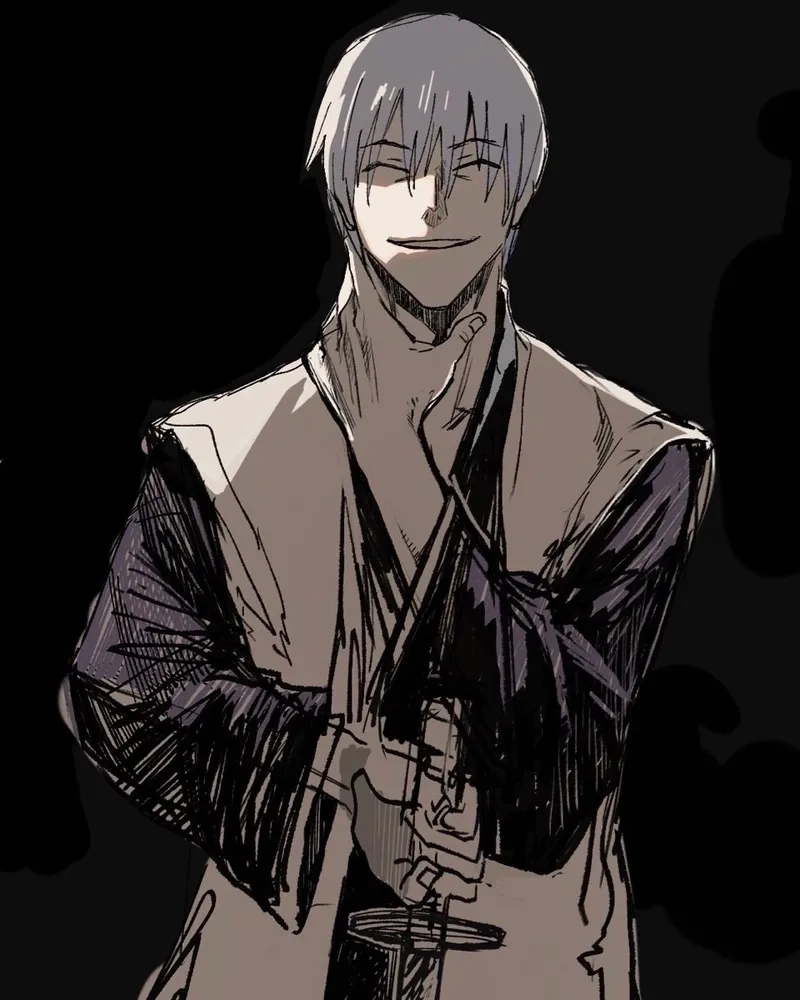 Gin Ichimaru eyes luôn nheo lại che giấu cảm xúc thật