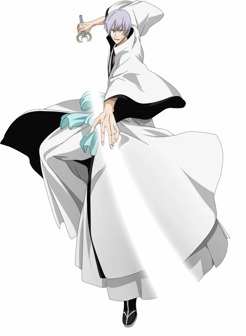 Gin Ichimaru height 185cm khiến anh luôn nổi bật