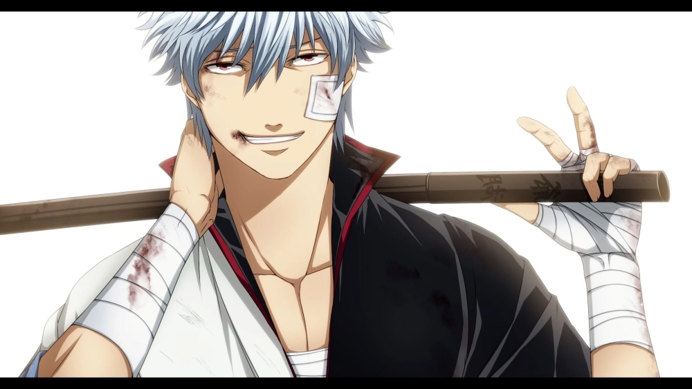 Hình ảnh Anime Gintoki Sakata đậm chất hài hước và bi tráng