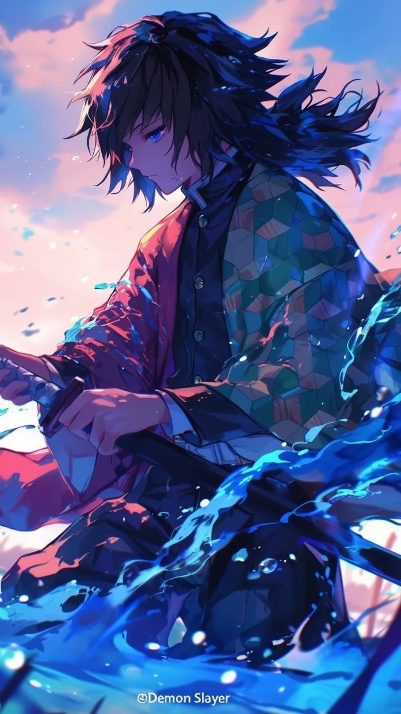 Giyuu avatar ngầu dùng cho mạng xã hội