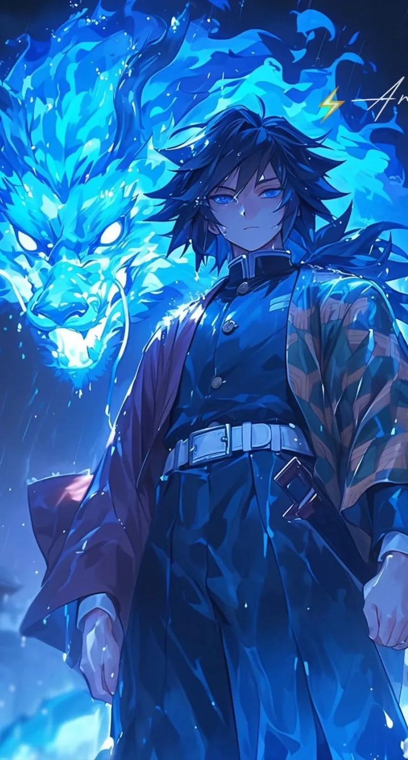 Demon Slayer Giyuu xuất hiện với vai trò Thủy Trụ