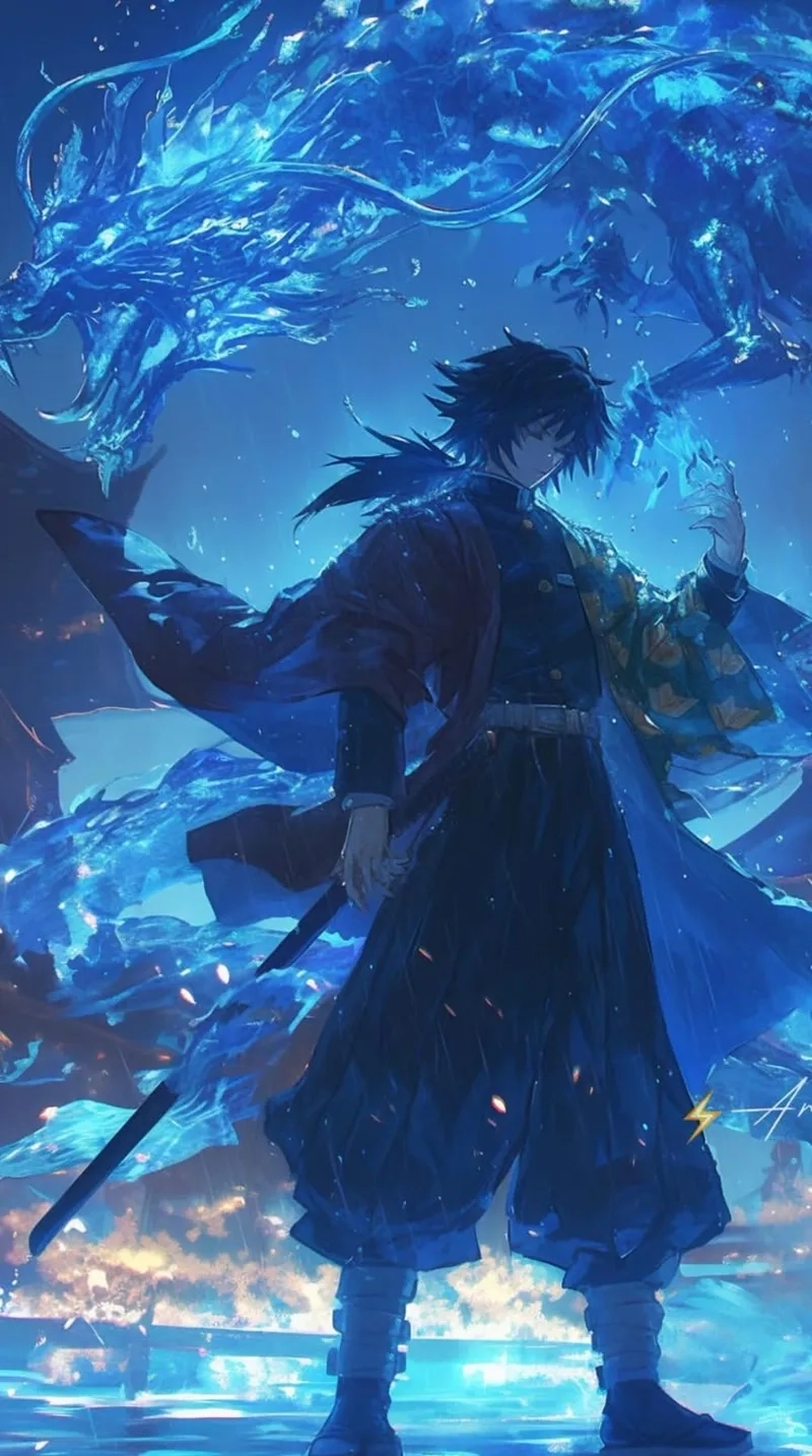 Giyuu Tomioka fanart ngầu, cảm xúc, đa phong cách