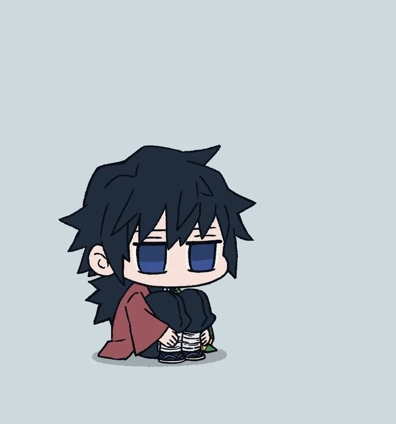 Giyuu chibi phiên bản nhỏ bé nhưng cực kỳ đáng yêu