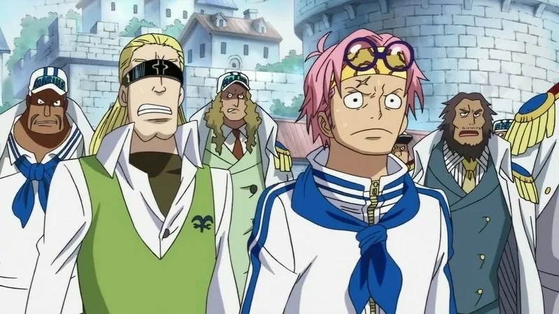 Coby And Helmeppo đồng hành cùng Garp huấn luyện trong hải quân